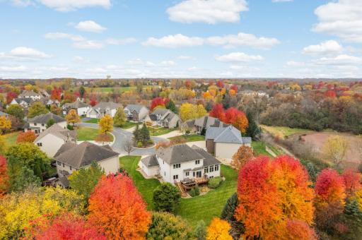 You will appreciate the privacy of the lot and the beautiful fall colors!
