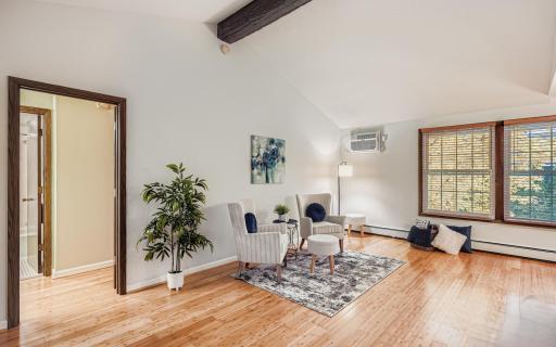 Welcome to 4406 Cedar Lake Rd S #7 in St Louis Park. Fantastic location! This home has been well cared for and is so neat and clean. You'll find open concept living with a vaulted ceiling as you enter the home.