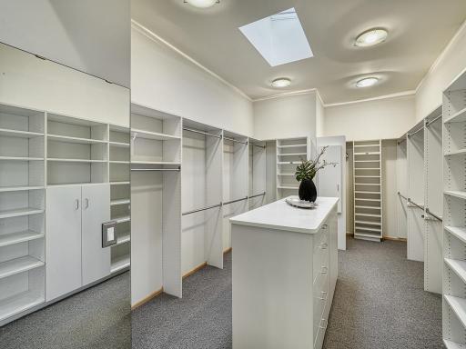 Generous dream closet with room for everything and more!