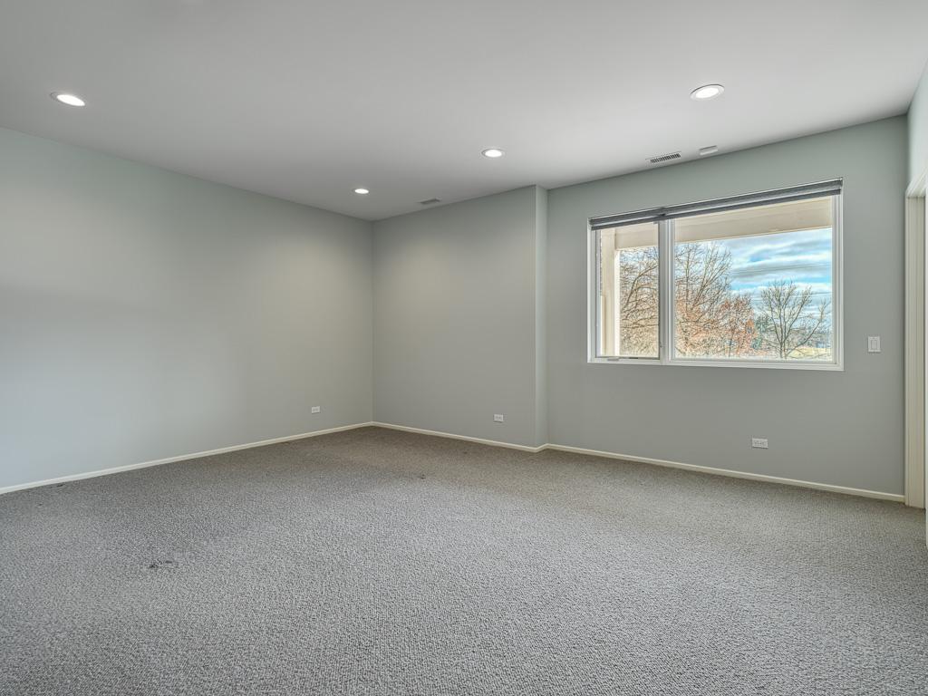Lower level bedroom is very spacious!