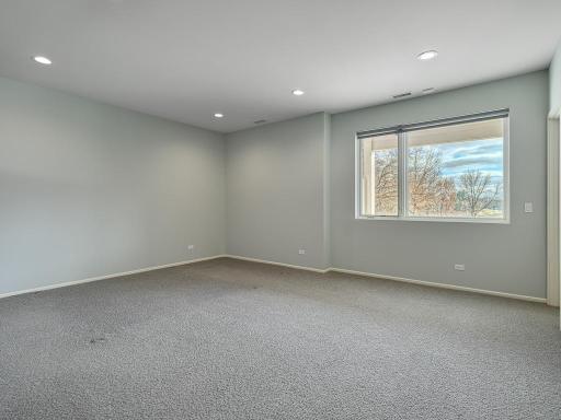 Lower level bedroom is very spacious!
