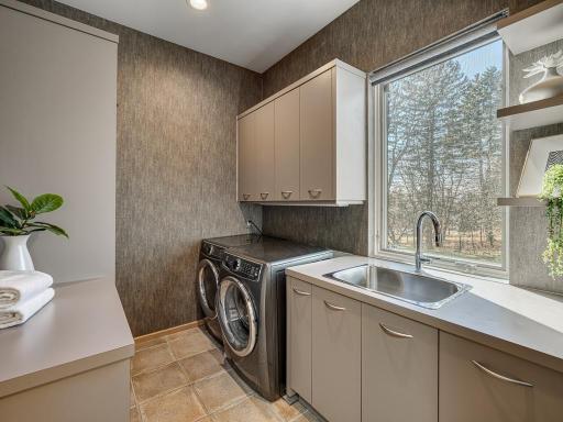 Main-floor laundry with its own incredible views!!