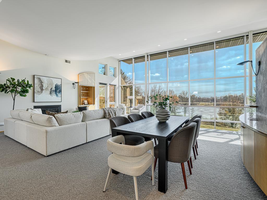 Bold design balanced with inviting, comfortable spaces