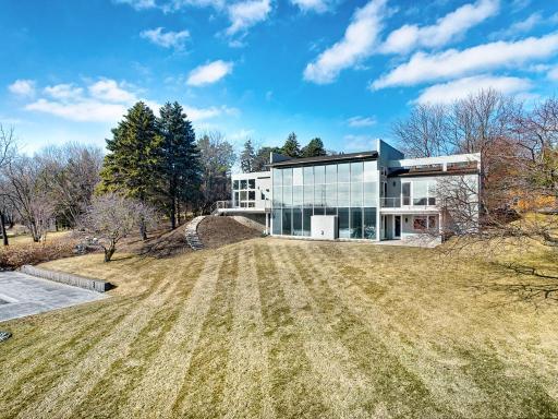 Beautifully landscaped grounds with plenty of open space