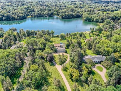 Exceptional lakefront estate setting on more than five acres