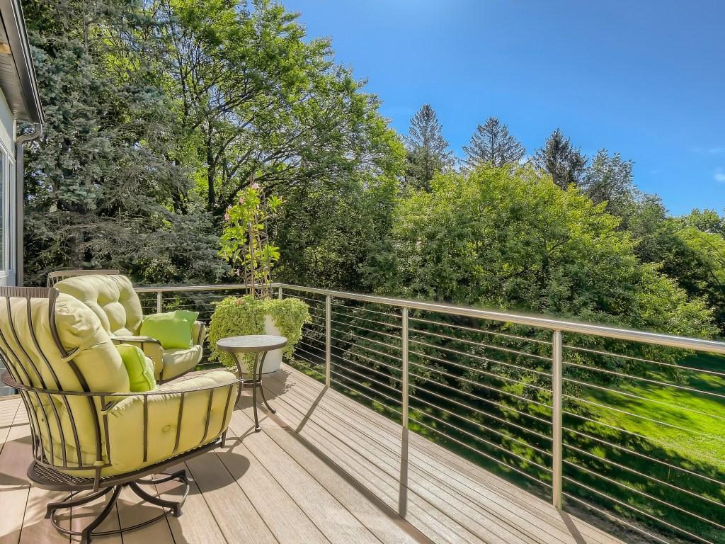 Beautiful views from the primary suite deck!