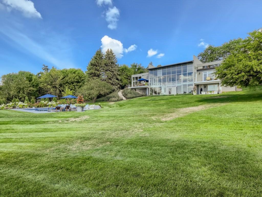 Beautifully landscaped grounds with plenty of open space