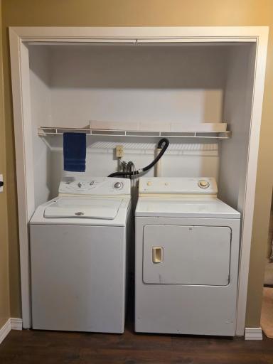 The washer and dryer will stay in the home for you