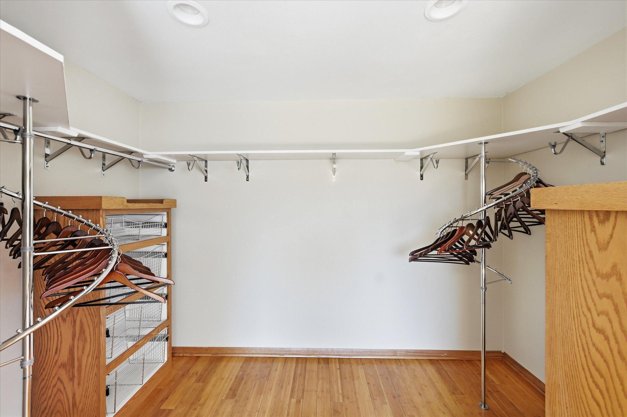 Large walk-in closet