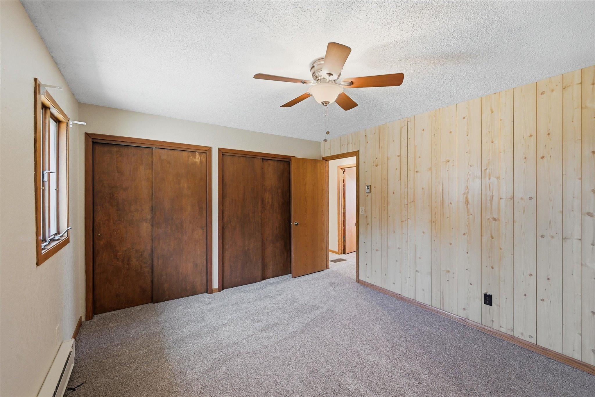 2nd bedroom with lots of storage