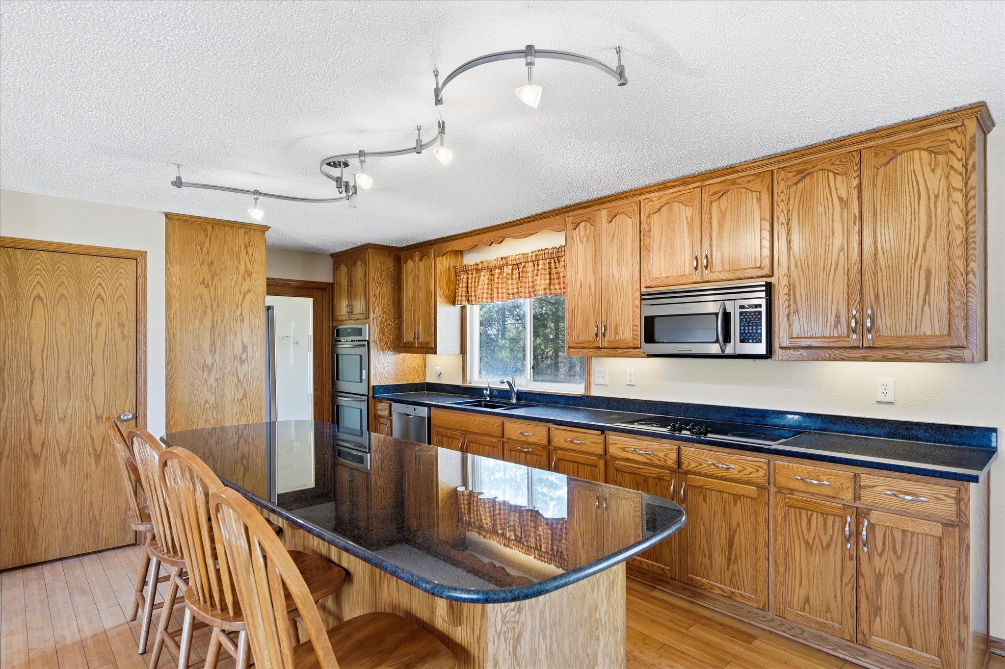 Large kitchen center island