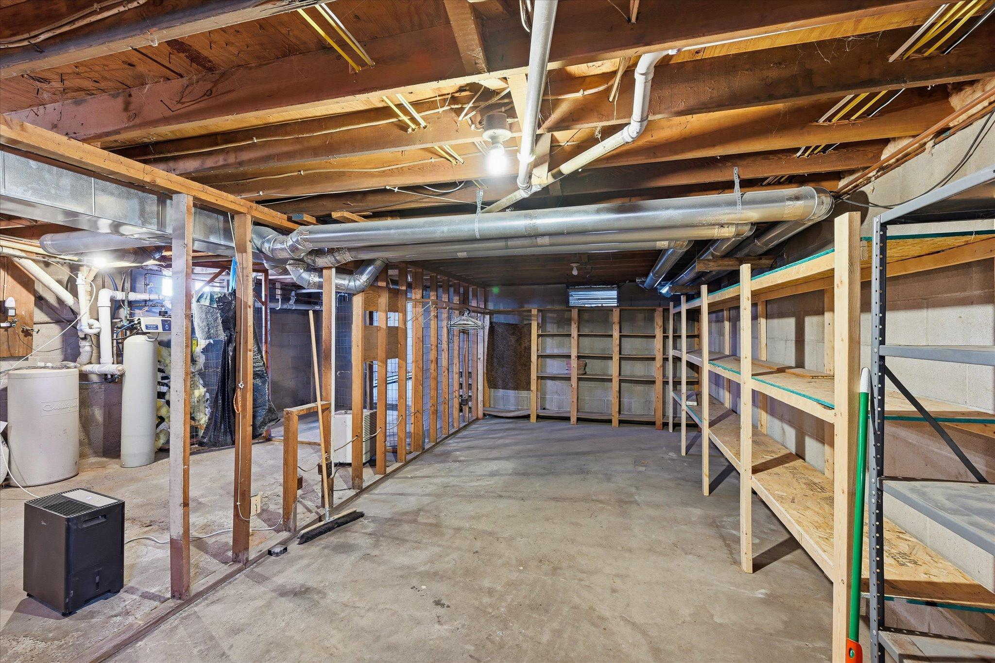 Unfinished basement