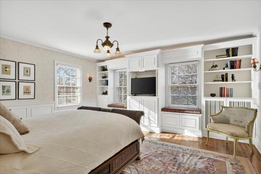 Oversized primary bedroom.