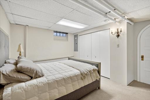 Lower level sitting room is used as a guest room (not technically counted as a bedroom because there is no egress window).