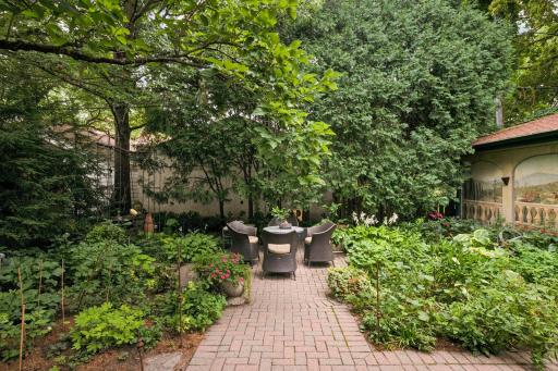 Stunning, landscaped private backyard.