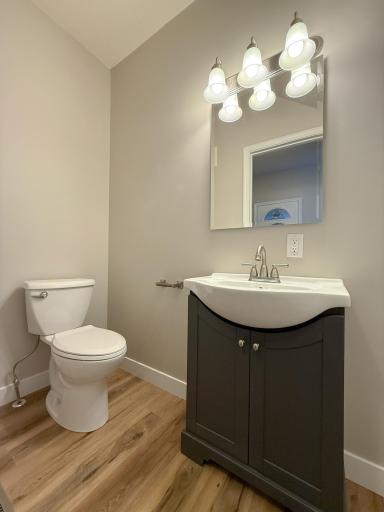 Main floor half bath