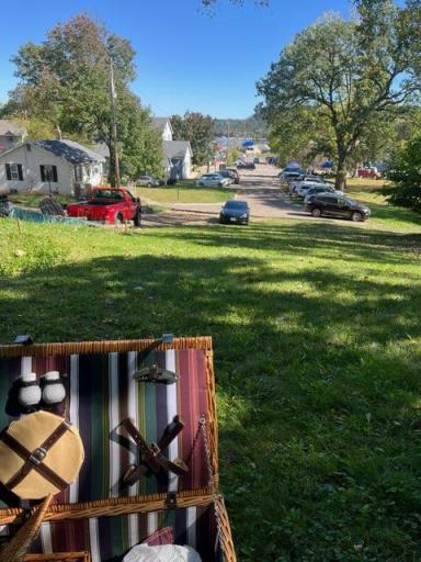 Having A Picnic On The Lot During The Strawberry Festival