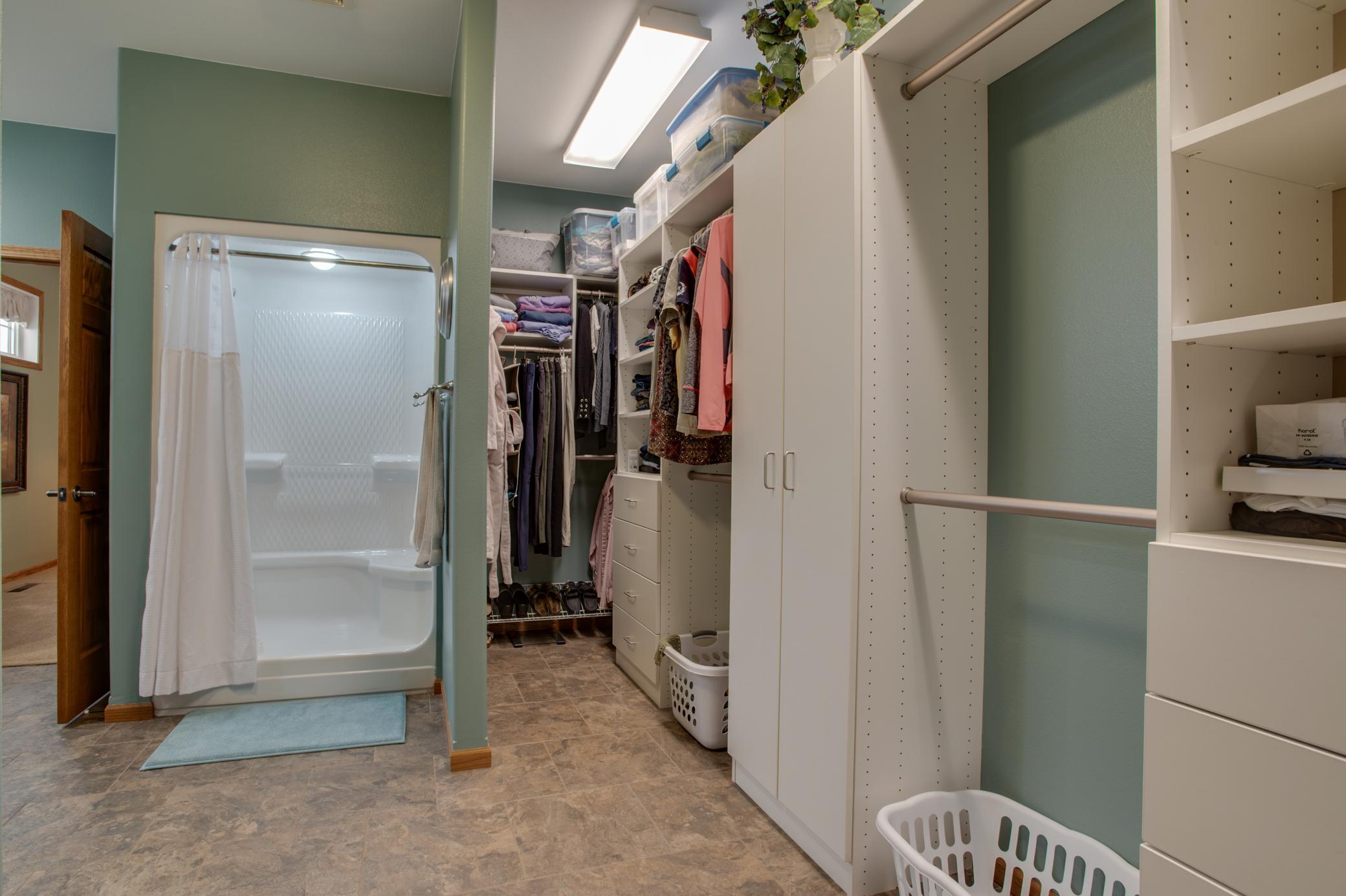 Primary Bathroom / Walk in Closet