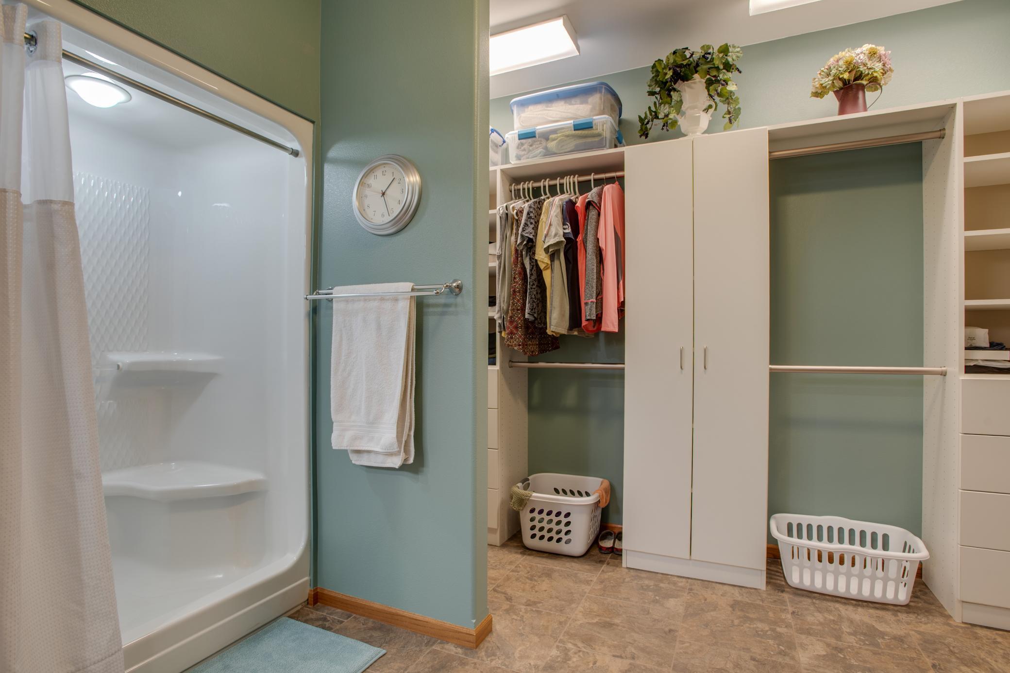 Primary Bathroom / Walk in Closet