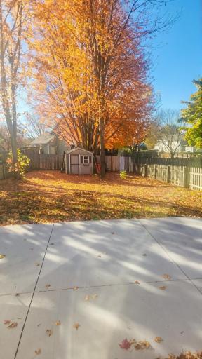 Photo for 9 Heights Road NE, Saint Michael, MN 55376 - listing #6812552 Spacious backyard with flat lot, storage shed and privacy fence