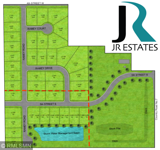 Apartment site is in area where stock pile is stated