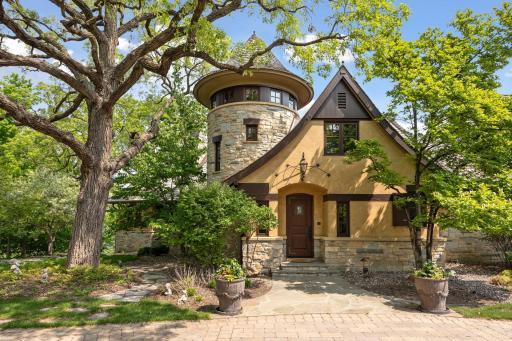 Enjoy a private entrance and home tucked off the cul-de-sac location; paver driveway is heated