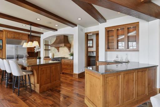Inviting kitchen designed for a chef