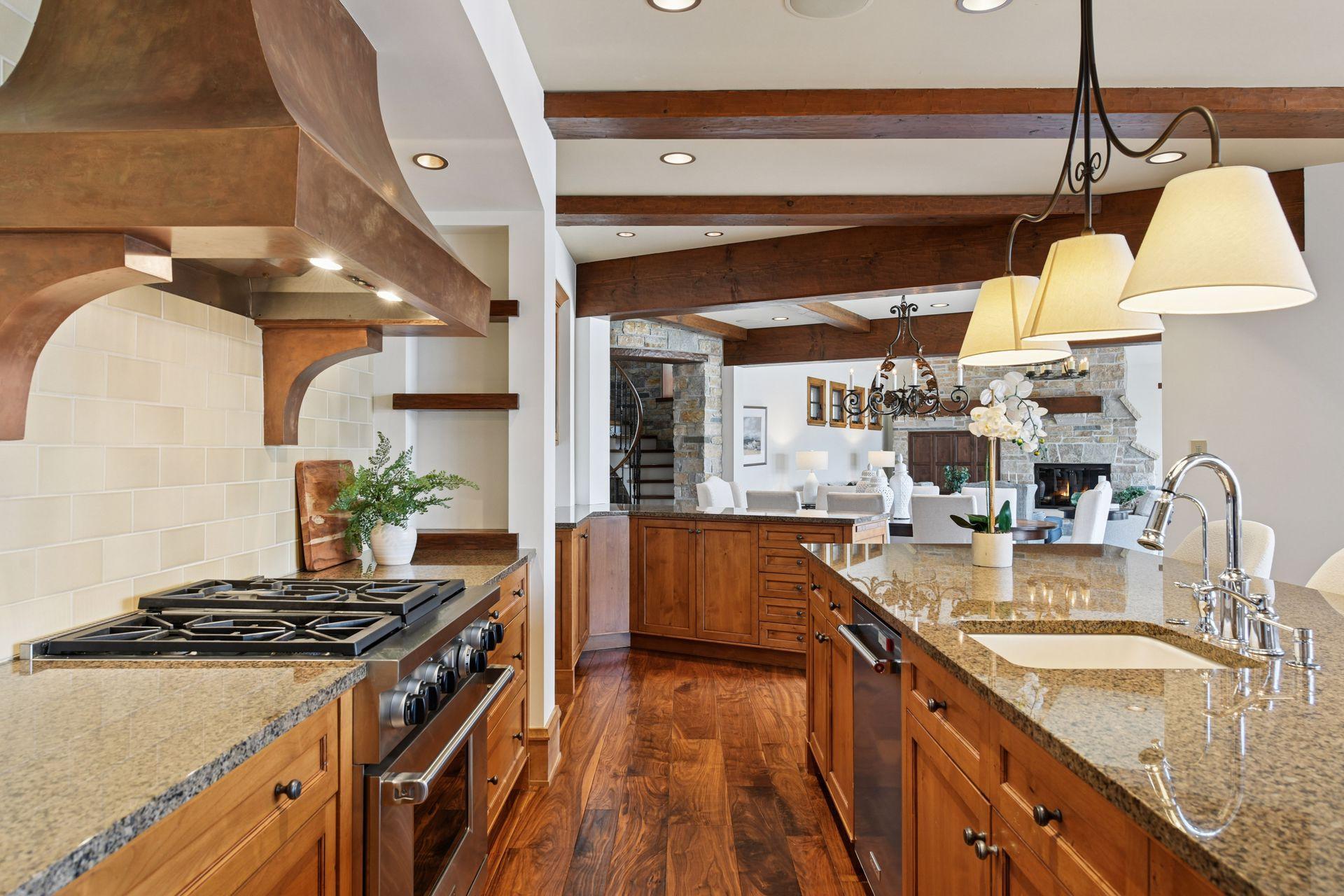 An abundance of storage and counter space