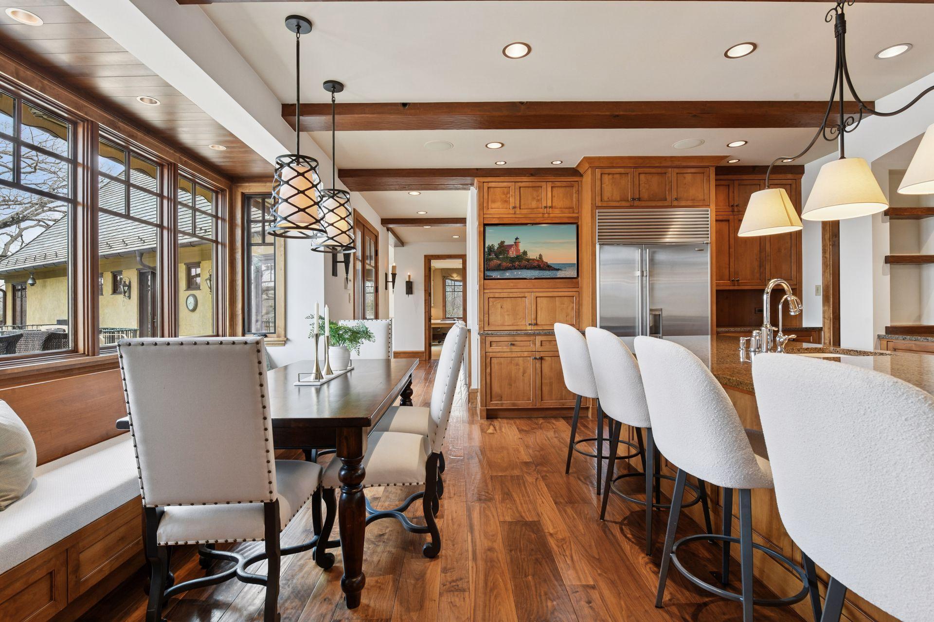 The floor plan flows seamlessly from room to room