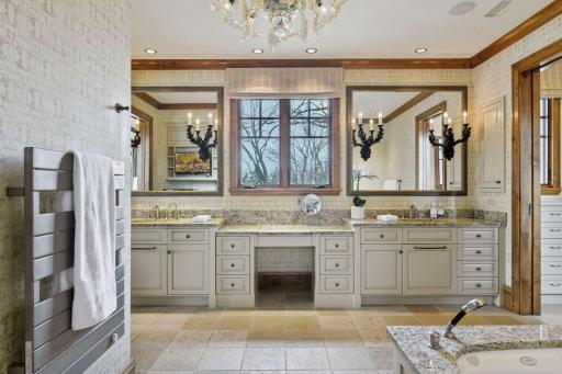 Separate make-up station