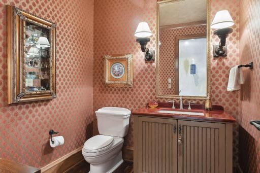 Powder bath on the main floor near the kitchen