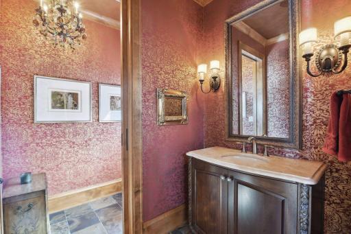 Powder bath on the main floor near the foyer