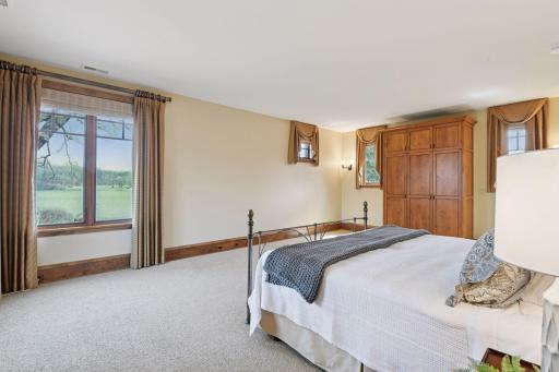 Spacious lower level guest room