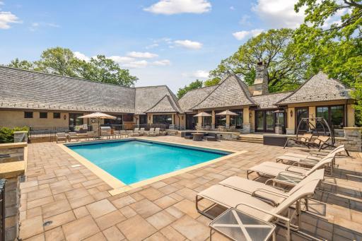 Ideal outdoor space for hosting small gatherings as well as entertaining large soirees and events