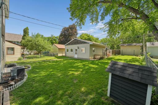 Expansive flat yard ready for your customization