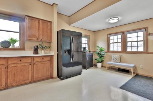 Room for a coffee bar or in kitchen dining area.