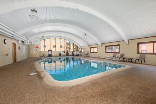 The indoor pool is clean and well maintained. It is good exercise and entertainment all year round.