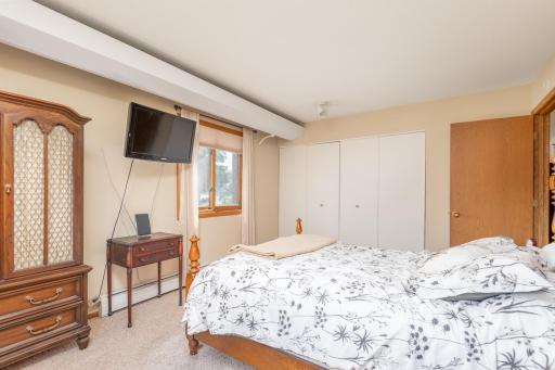 There are two windows that let in plenty of natural light, even during the winter months!