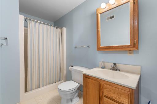3/4 bathroom in lower level