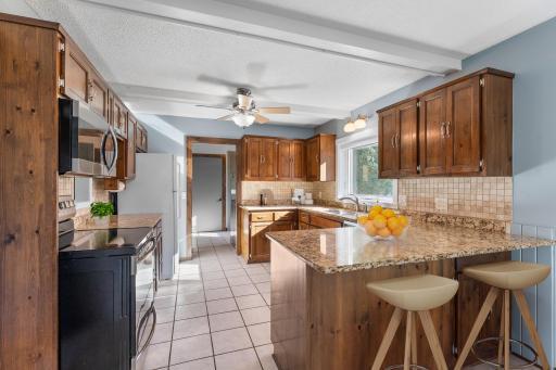 Kitchen virtually staged