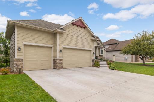 Updated concrete driveway.