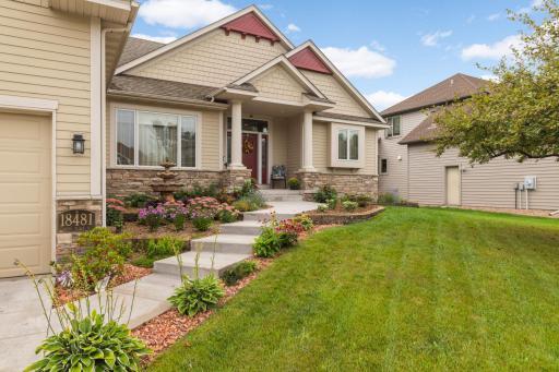 Enjoy the beautiful landscaping by the front entry.