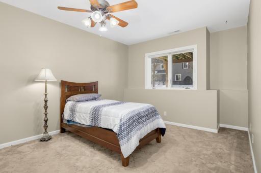 Third bedroom in the lower level.