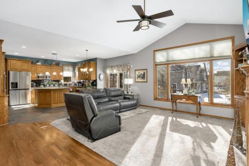 Plenty of natural light.