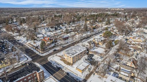 Area view - don't miss the solar panels. The property is incredibly conveniently located. Tenants and visitors are just minutes from both downtown Minneapolis and the adjacent western suburbs.