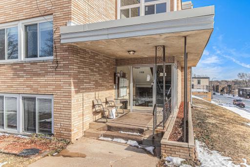 Front Entrance with security door. Just blocks from Theodore Wirth Parkway, which offers cross country skiing, hiking trails, golf and nature. The property is incredibly conveniently located. Other income $3,170 solar panels.