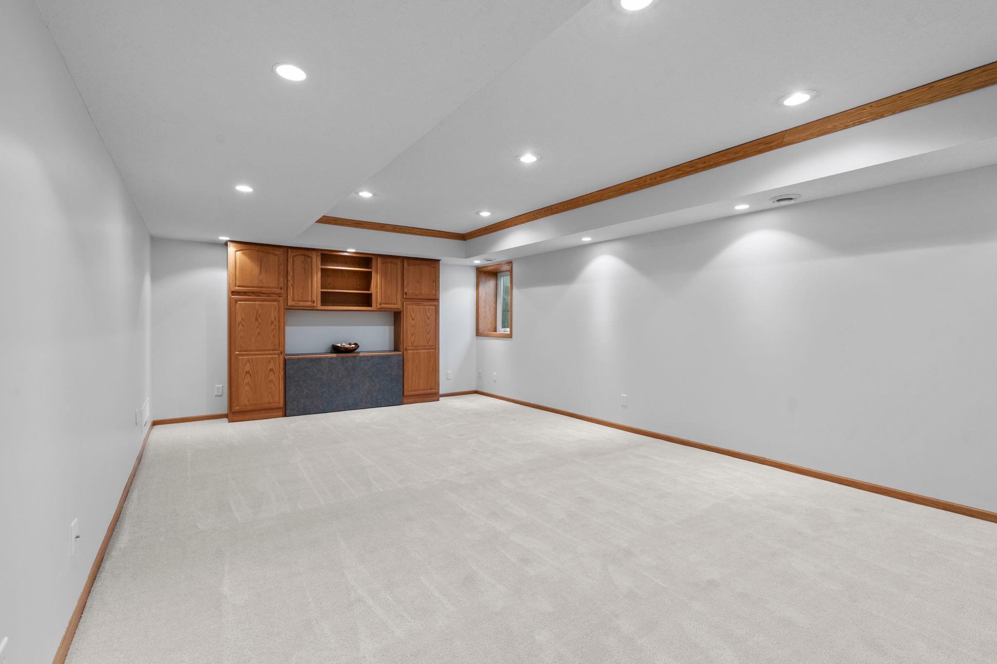 Expansive Lower Level Great Room