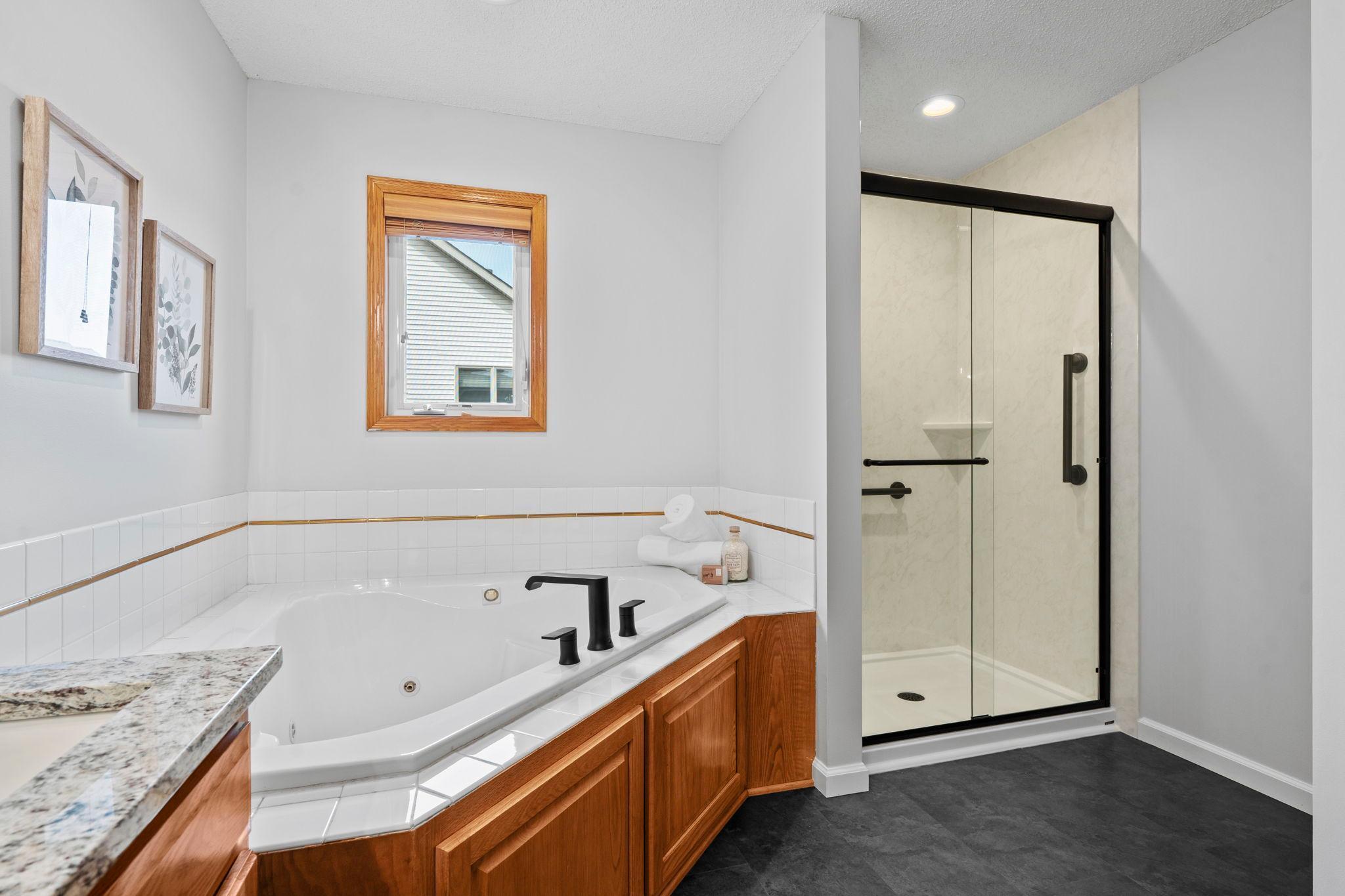 Updated Walk-In Shower