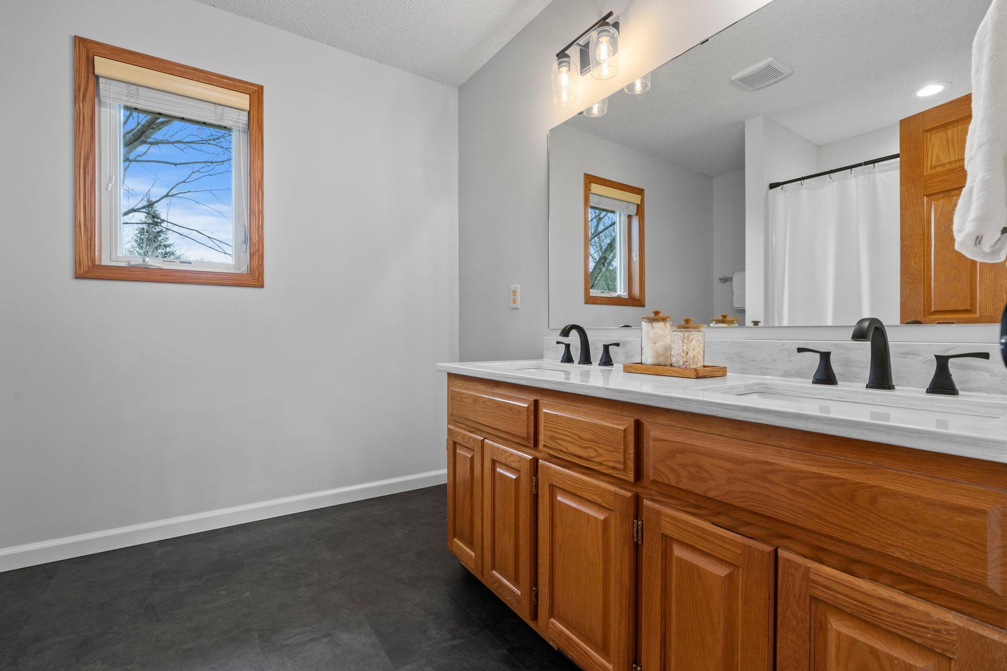 Updated Upper Level Main Bath