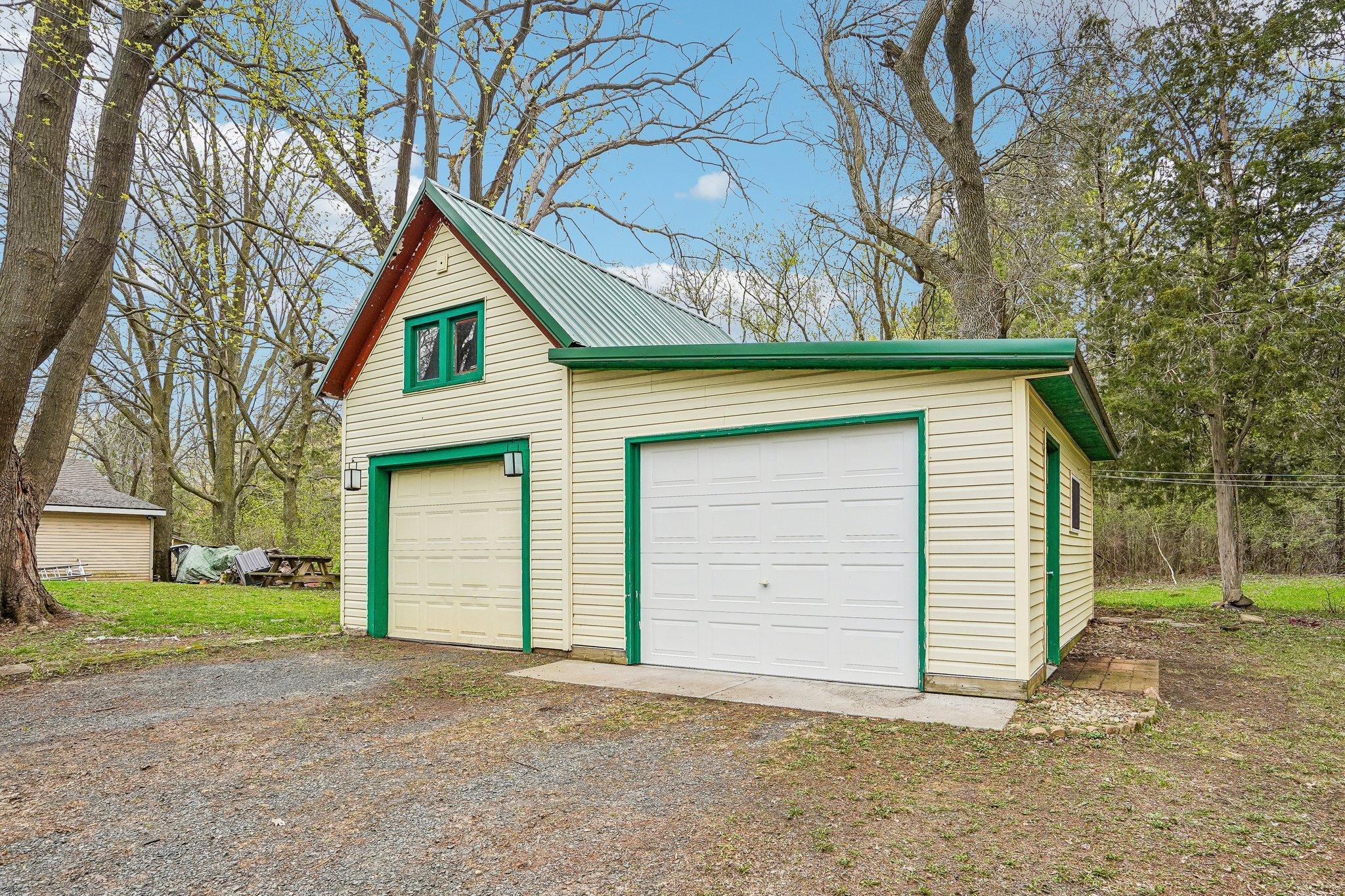 2 car garage with loft